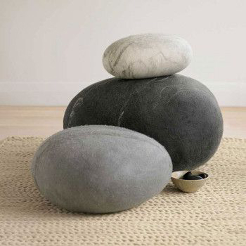 Felted Wool Stone 造型手工飾品