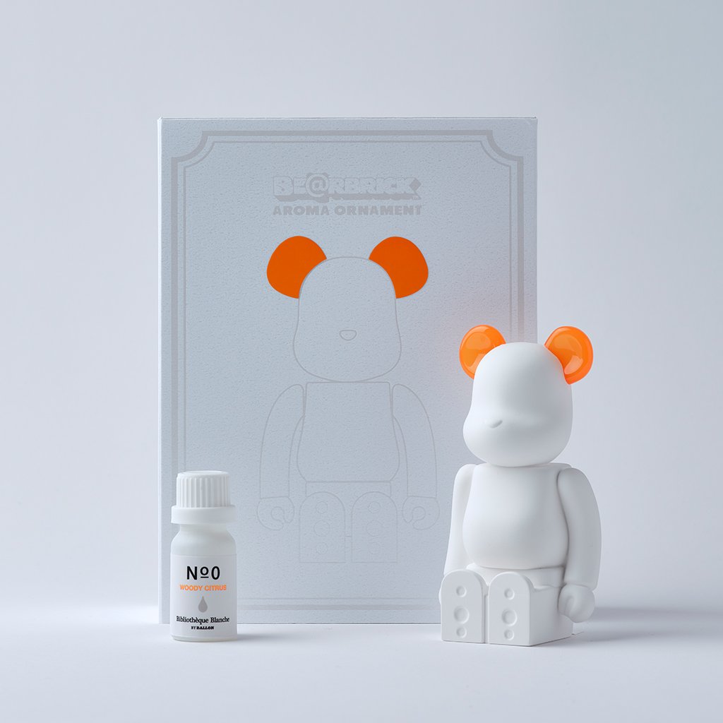 BE@RBRICK 香氛熊彩色耳朵版-單色