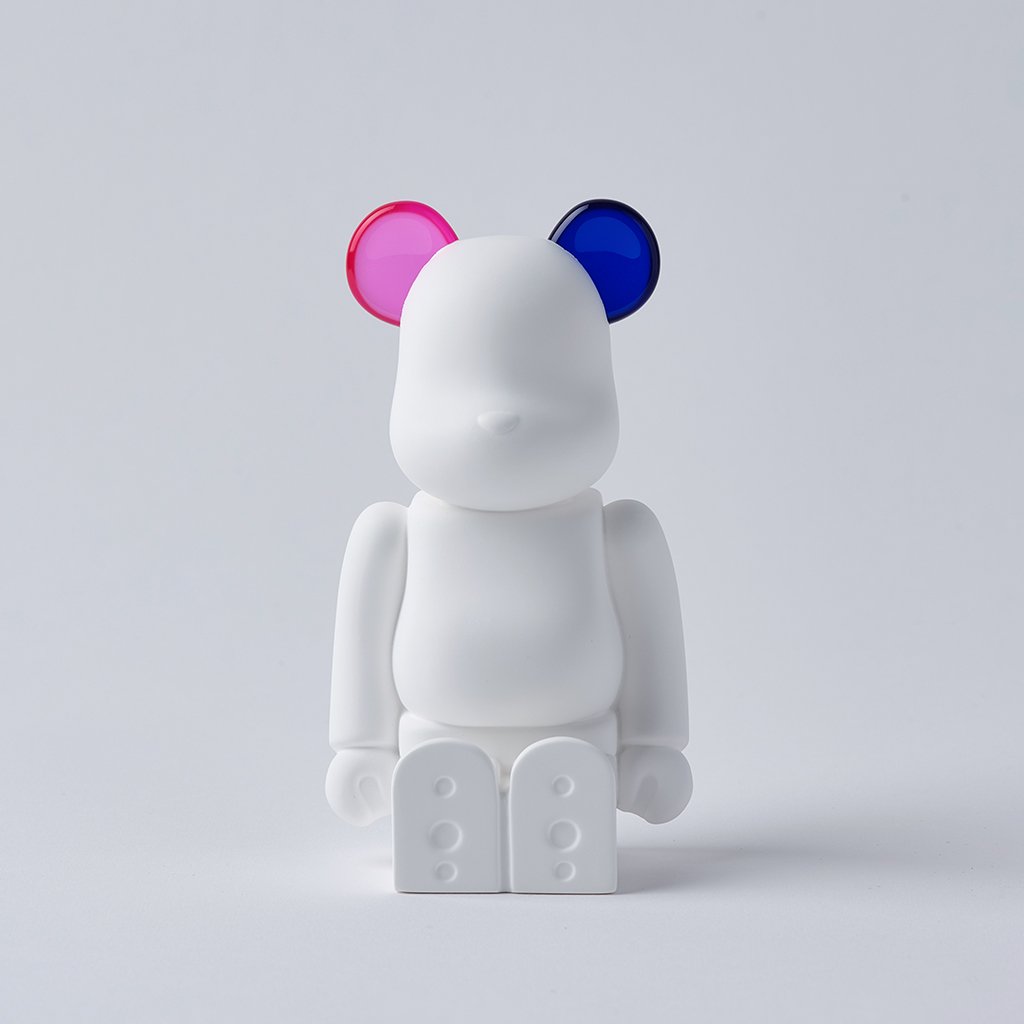 BE@RBRICK 香氛熊彩色耳朵版-雙色