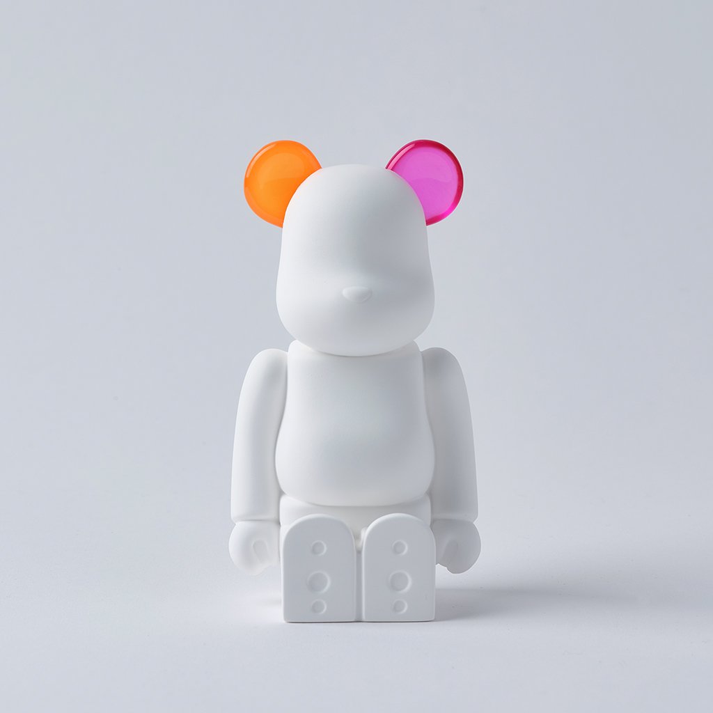 BE@RBRICK 香氛熊彩色耳朵版-雙色