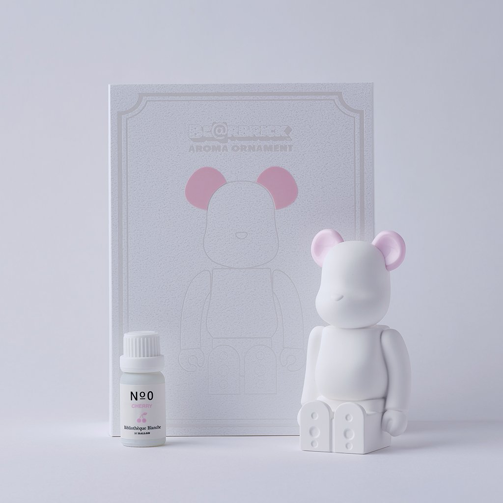 BE@RBRICK 香氛熊 彩色耳朵版-馬卡龍色系