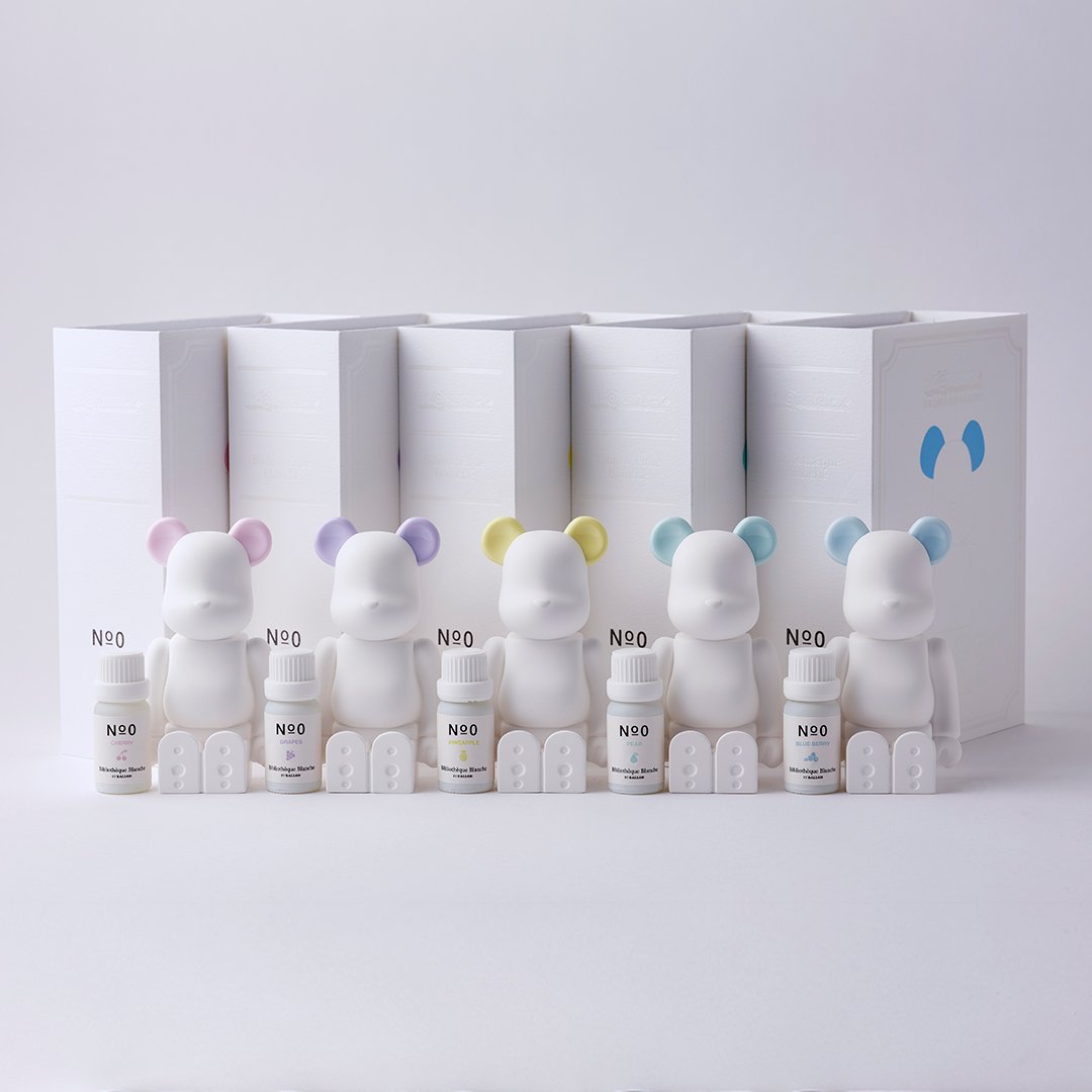 BE@RBRICK 香氛熊 彩色耳朵版-馬卡龍色系